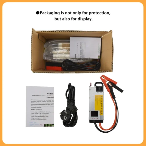 Adjustable charger 12V 100A lithium charger 14.6V 100A lifepo4 charger 0-15v 0-100A battery charger 3.65v,12.6v,14.6V,60a, 50a