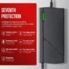 36V 48V 60V 72V Charger 2A 5A 10S 13S 16S 20S Lithium-ion Battery Charger 42V 54.6V 67.2V 84V Intelligent Smart Charging EU Plug