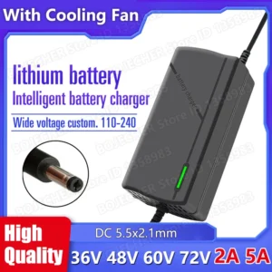 S36d79839a2454db69b9a911fb3ddfd3ad.webp 36V 48V 60V 72V Charger 2A 5A 10S 13S 16S 20S Lithium-ion Battery Charger 42V 54.6V 67.2V 84V Intelligent Smart Charging EU Plug