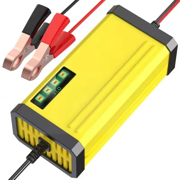 S75a08622984f4fbdab0036c0aaefdb2ba.webp Full Automatic Car Battery Charger 12V 2A Intelligent Fast Power Charging 3 Stages Lead Acid AGM GEL Battery chargers