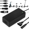 S7d2d397310a04cf3a308b690be5b4b89y.webp Electric Scooter Charger, 42V 2A Hoverboard Charger, Scooter Battery Chargers with 5 Connectors, Electric Scooter Charger