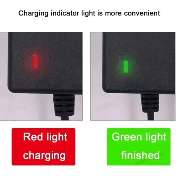 Saa6cd4dbfc71411d9d51dda89af6a6c7h.webp Electric Scooter Charger, 42V 2A Hoverboard Charger, Scooter Battery Chargers with 5 Connectors, Electric Scooter Charger