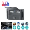 Car Charger Socket Adapter with Switch, 2-4-Ports Charging Splitter, Outlet for Bus, RV, ATV,Truck,Boat,Outlet,12V,24V, PD,QC3.0