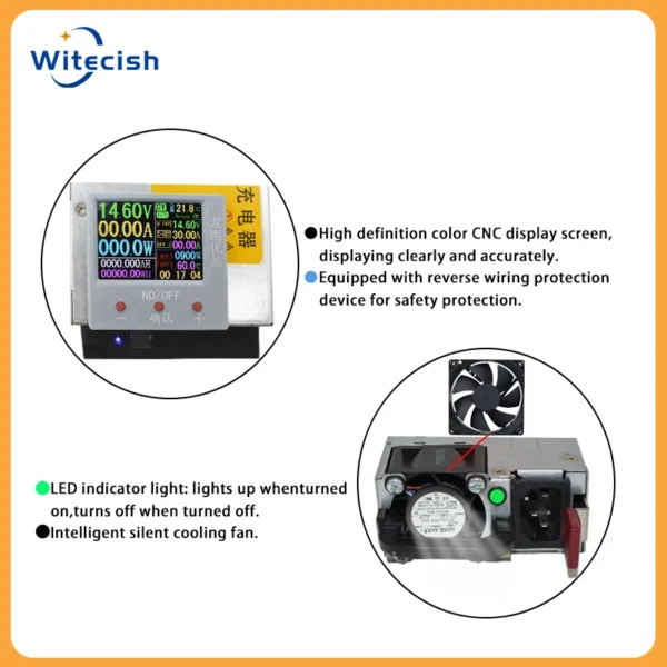 Adjustable charger 12V 100A lithium charger 14.6V 100A lifepo4 charger 0-15v 0-100A battery charger 3.65v,12.6v,14.6V,60a, 50a