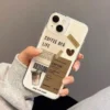 Coffee Phone Cases For iPhone 16 15 14 13 12 11 Pro Max XR 8 7 Plus 13 12 Mini Soft Transparent Cover