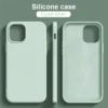 Original Phone Case For iPhone 17 16 15 11 12 13 14 Pro Max Luxury Liquid Silicone Cases For 7 8 Plus X XR Shockproof Soft Cover