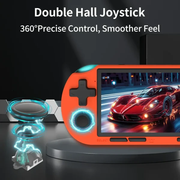 S1793059f8cca46c2ab4abae9e9274015d.webp GAMINJA Handheld Portable Gaming Console 4.5Inch HD IPS Screen Display Retro Gaming System LED lights Built-in 12000 Games