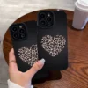Fashion Soft Phone Cases For iPhone 13 12 MINI 11 14 15 16 Pro Max XS Max XR 7 8 Plus Leopard Pattern Silicone Case Back Cover
