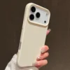 Candy Color Silicone Protective Phone Case For iPhone 17 Pro Max 17 Air 17 Pro Shockproof Matte Soft TPU Bumper Back Cases Cover