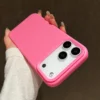 Candy Color Silicone Protective Phone Case For iPhone 17 Pro Max 17 Air 17 Pro Shockproof Matte Soft TPU Bumper Back Cases Cover