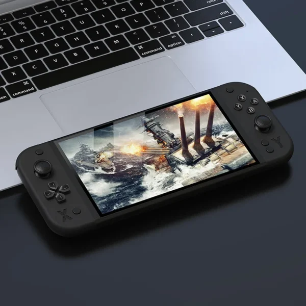G90 Portable Handheld Game Console 7-inch IPS HD Screen Retro Gaming Arcade for PSP/PS1 64G TV Game Controller For Children Gift