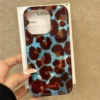 Simple Fashion Smudge Leopard Print Soft Phone Case For iPhone 17 Cases iPhone 16 Pro Max 15 14 13 12 11 XS X XR 7 8 Plus Cover