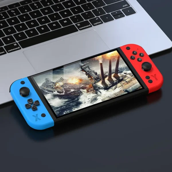 G90 Portable Handheld Game Console 7-inch IPS HD Screen Retro Gaming Arcade for PSP/PS1 64G TV Game Controller For Children Gift