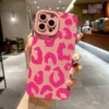 Leopard Design Camera Protective Phone Case for iPhone 16 Cases iPhone 17 Air 15 14 13 12 11 Pro Max 16E XS XR X 7 8 Plus Cover