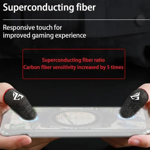 Gaming Finger Cots Anti Sweat Breathable Touchscreen for PUBG Mobile Games