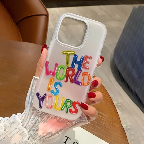 Sd6d79a0928a84c90bf23bfd624f2b31de.webp Simple English letter Phone Case Phone Protective Cover Phone Cases For iPhone 16 15 14 13 12 11 Pro Max X Cases Cover