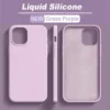 Original Phone Case For iPhone 17 16 15 11 12 13 14 Pro Max Luxury Liquid Silicone Cases For 7 8 Plus X XR Shockproof Soft Cover