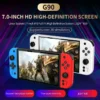 G90 Portable Handheld Game Console 7-inch IPS HD Screen Retro Gaming Arcade for PSP/PS1 64G TV Game Controller For Children Gift