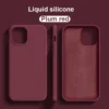 Original Phone Case For iPhone 17 16 15 11 12 13 14 Pro Max Luxury Liquid Silicone Cases For 7 8 Plus X XR Shockproof Soft Cover