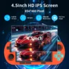 Sf4636a8aa91544709421407b41fd22c3F.webp GAMINJA Handheld Portable Gaming Console 4.5Inch HD IPS Screen Display Retro Gaming System LED lights Built-in 12000 Games