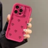 Love Heart Phone Case For iPhone 17 Cases iPhone 14 Pro Max 17 16 15 11 12 13 Pro Max 14 15 Plus 17 8 X XR XS Max Siicone Cover