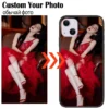 Custom Phone Cases For iPhone 16 16e 14 Pro Max 13 Mini 15 Plus Glass Silicone Cover Customized DIY Photo Personalized Pictures