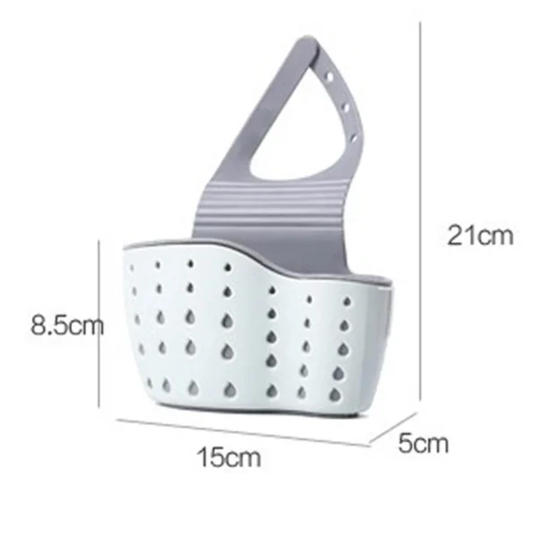 Hc390e4b51fb54f338bfee082d40ea2f1o.webp Kitchen Sink Holder Hanging Drain Basket Adjustable Soap Sponge Shelf Organizer Bathroom Faucet Holder Rack Kitchen Accessories