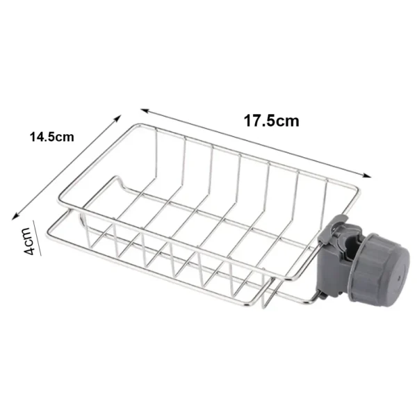 Kitchen Sink Drain Rack Sponge Storage Flexible Faucet Holder Soap Drainer Towel Rack Shelf Organizer Kitchen Accessories