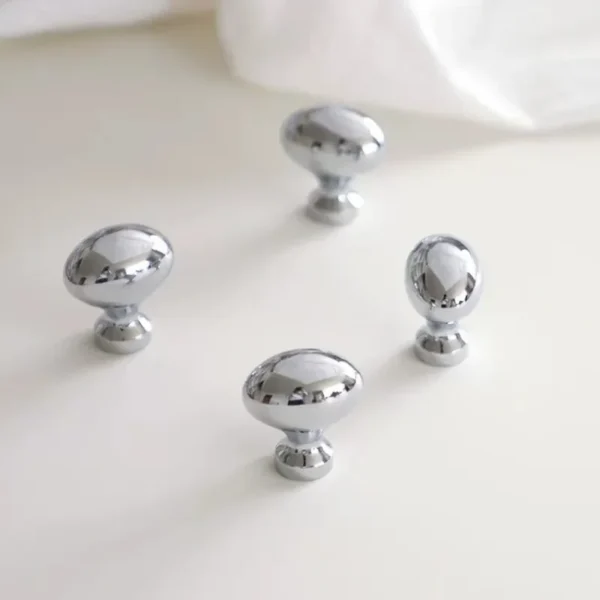 Kitchen Bedroom Accessories Furniture Wardrobe Pulls Modern Chromed Brass Kitchen Cabinet Storage Handles Drawer Knobs Hardware
