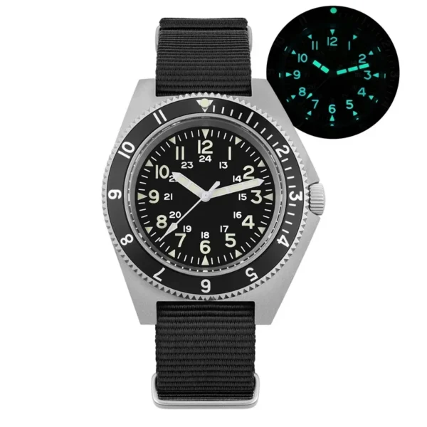 Watchdives WD1972 Quartz Watch VH31 Sweep Seconds Movement Sapphire Crystal BGW9 Luminous 20Bar Waterproof Vintage Men Watches