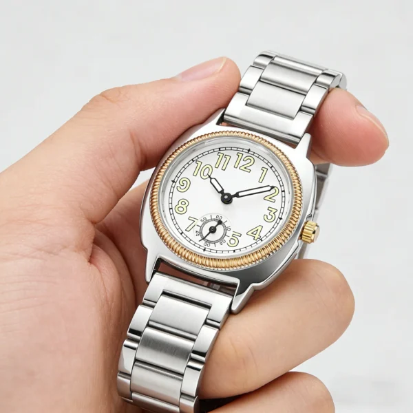 Women's Watch, A Stylish and Refined, Niche and Simple-Style Women's Watch With Stainless Steel Strap, Quartz Movement, A Unique