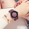 New HighEnd Selection Of Women'S WatchesTrendy AndStylish Quartz Watches With Simple And Elegant Large Dials And Leather Straps.