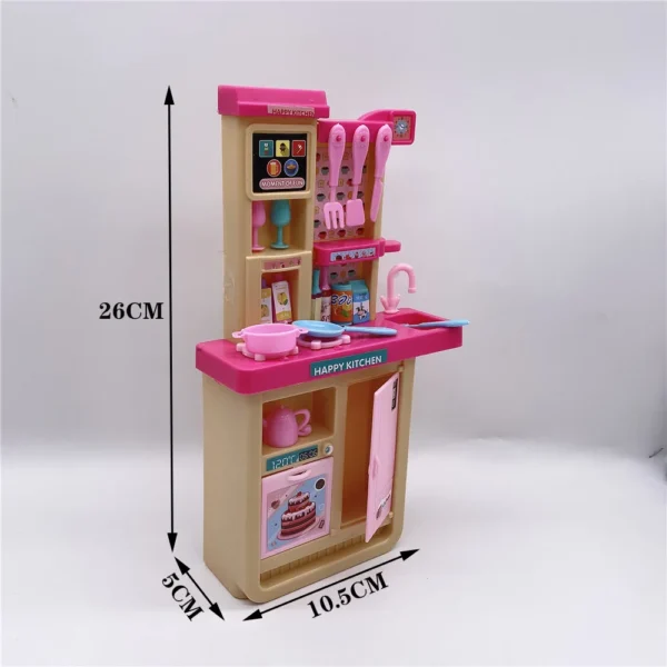 Doll House Fashion Simulation Mini Kitchen Accessories Family House Doll Gift Suitable for 30cm Doll