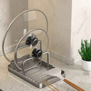 S1ba9f845649a4bc69b024ba3010ab8a1U.webp Kitchen Pot Stand Organizers Storage Rack Cutting Board Holder Spoon Drain Holder Tableware Drainboard Kitchens Accessories