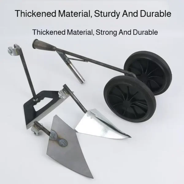 Household Hand-Pushed Hoe, Hoe, Hoe, Wheeled Hoe, Weeder, Garden Hoe, Micro Tillage Machine, Turning Soil, Trenching Plow, Push