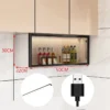 Kitchen Accessories Organizer Wall Mounted Kitchen Racks Modern Floating Cupboards Storage Organizers Suspended Storage Shelf
