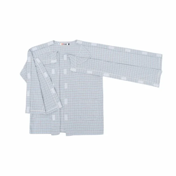 Convenient Bedridden Elderly Care Clothing Skin-Friendly Breathable Patient Gown Comfortable Full Tear Away