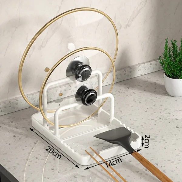Kitchen Pot Stand Organizers Storage Rack Cutting Board Holder Spoon Drain Holder Tableware Drainboard Kitchens Accessories