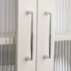 Kitchen Bedroom Accessories Furniture Wardrobe Pulls Modern Chromed Brass Kitchen Cabinet Storage Handles Drawer Knobs Hardware