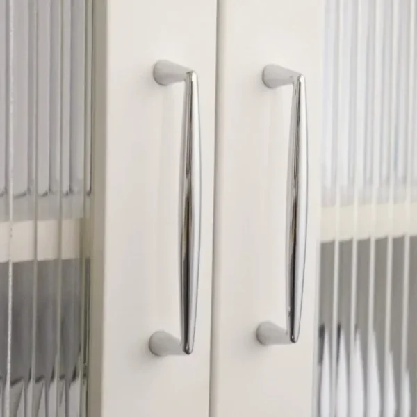 Kitchen Bedroom Accessories Furniture Wardrobe Pulls Modern Chromed Brass Kitchen Cabinet Storage Handles Drawer Knobs Hardware