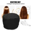 Household Electric Heating Hat Adjustable Hot Oil Treatment Hat for Hair Care Hat Headgear Heating Hat Hot Oil Treatment Hat