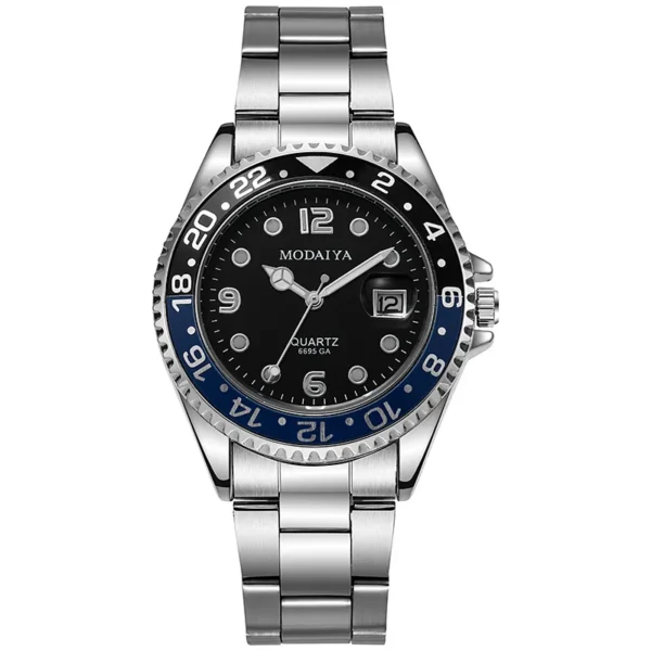 Fashion Men's Watches Date High-end Luxury Casual Sport Clock Classic Business Quartz Male Stainless Steel Wristwatches