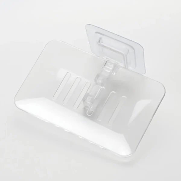 S3924de6e8c714abfbf132c8bad8dd008r.webp Household Wall Mounted Soap Holder Soap Dishes Sponge Scrubber Box for Home Flat Dormitory Hotel