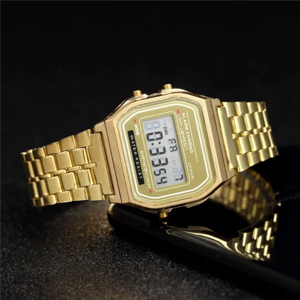2025 Digital Watches For Men Sports Waterproof Bracelet Clock Gold Electronice LED Wristwatch Women Casual Montre Homme Relogio