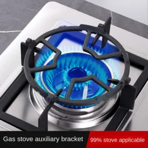 Kitchen Gas Stove Pot Holder Accessories Cast Iron Milk Pot Tripod Small Flat Bottomed Pot Bracket For A Cooking Wok Or Kettle