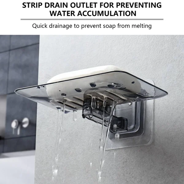 S4c021903178643b38478cccb6dd177bbM.webp Household Wall Mounted Soap Holder Soap Dishes Sponge Scrubber Box for Home Flat Dormitory Hotel