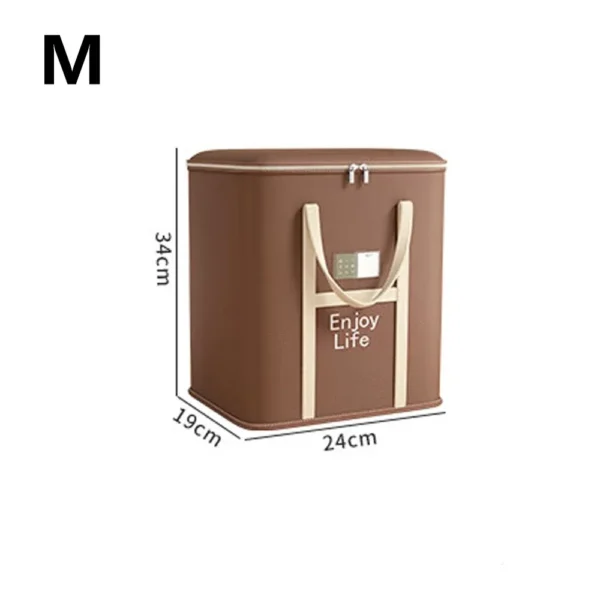 Household Clothes  Move Place Storage Bag for Clothes Dustproof Collapsible Organizers for Blankets Bedding Zip Bag with Handles