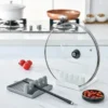 S56007a735a4d4df59b89bb1a9069caaaD.webp Kitchen Spoon Holders Fork Spatula Rack Shelf Organizer Plastic Chopsticks Holder Non-slip Spoons Pad