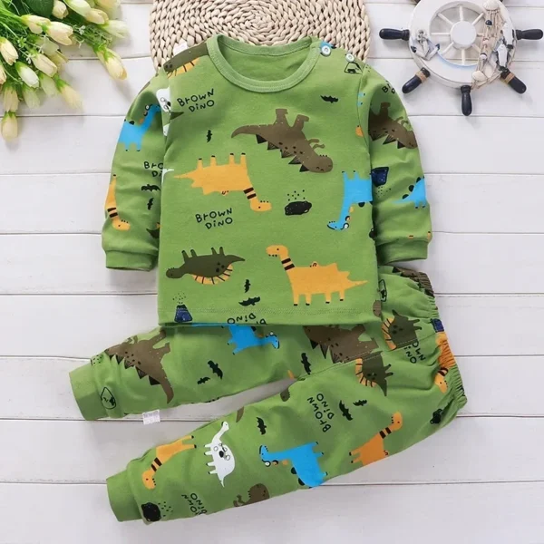 Kids Clothes Children Sets Children's Clothing Boys Girls Cotton Autumn Winter Clothing Pants Sleepwear Underwear Christmas Gift