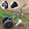 Household Hand-Pushed Hoe, Hoe, Hoe, Wheeled Hoe, Weeder, Garden Hoe, Micro Tillage Machine, Turning Soil, Trenching Plow, Push